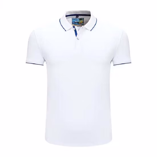 Uniforme de trabalho personalizado de alta qualidade, camisas pólo femininas de negócios, logotipo bordado personalizado, impressão de camisas pólo masculinas de golfe