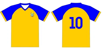 Camisetas da equipe de designers de moda masculina Camisetas esportivas personalizáveis ​​para clubes de futebol Azul Royal